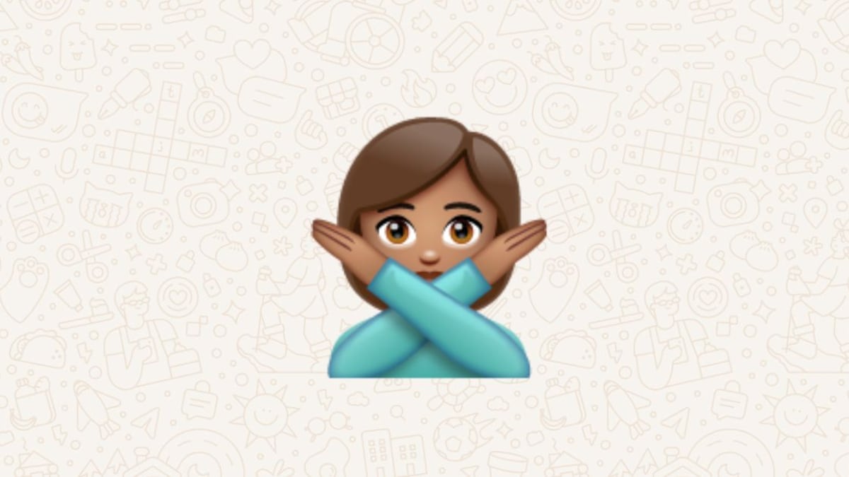 La mujer con los brazos cruzados formando la letra X es uno de los emojis más populares