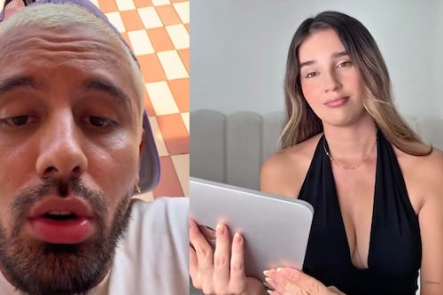 Dylan Fuentes se lleva una ola de críticas por las confesiones de su expareja sobre la manutención de su hijo