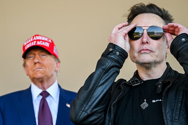 Elon Musk y Donald Trump.