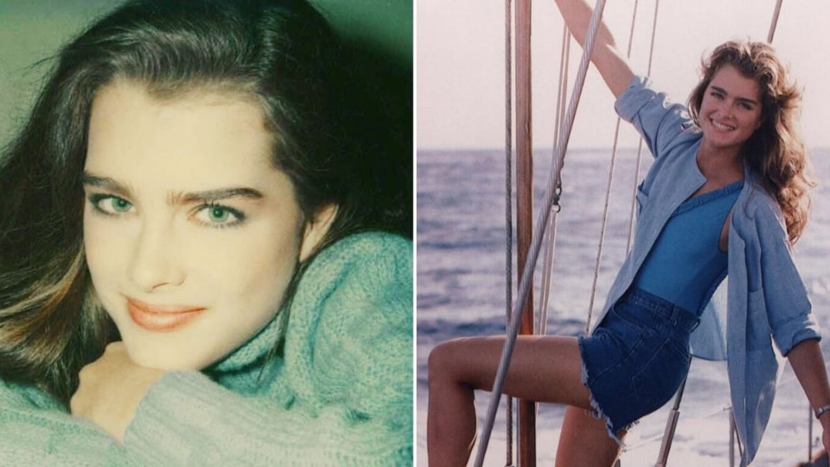 Broke Shields en su juventud