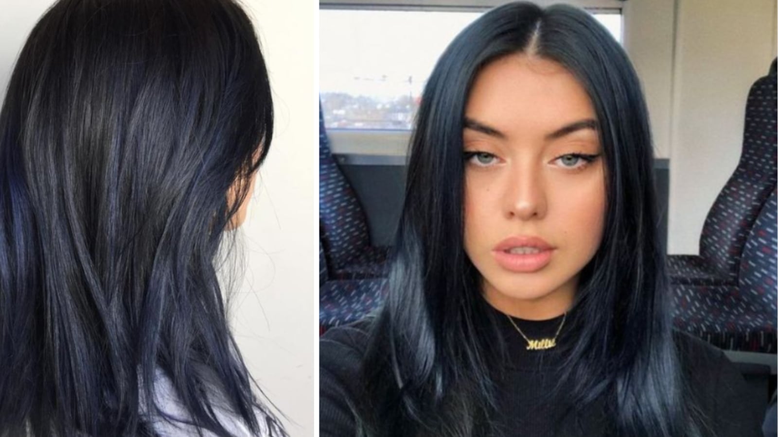 Tintes negro azulado