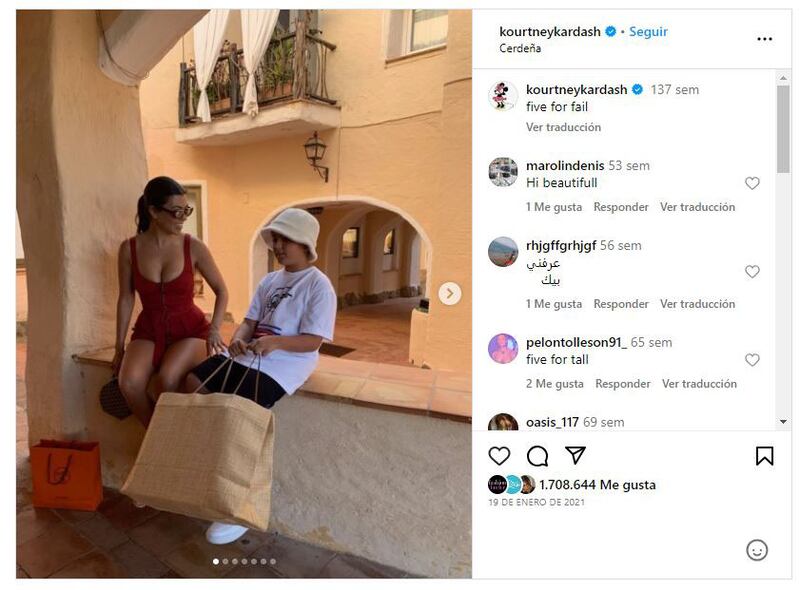 Mason Disick es el hijo mayor de Kourtney Kardashian