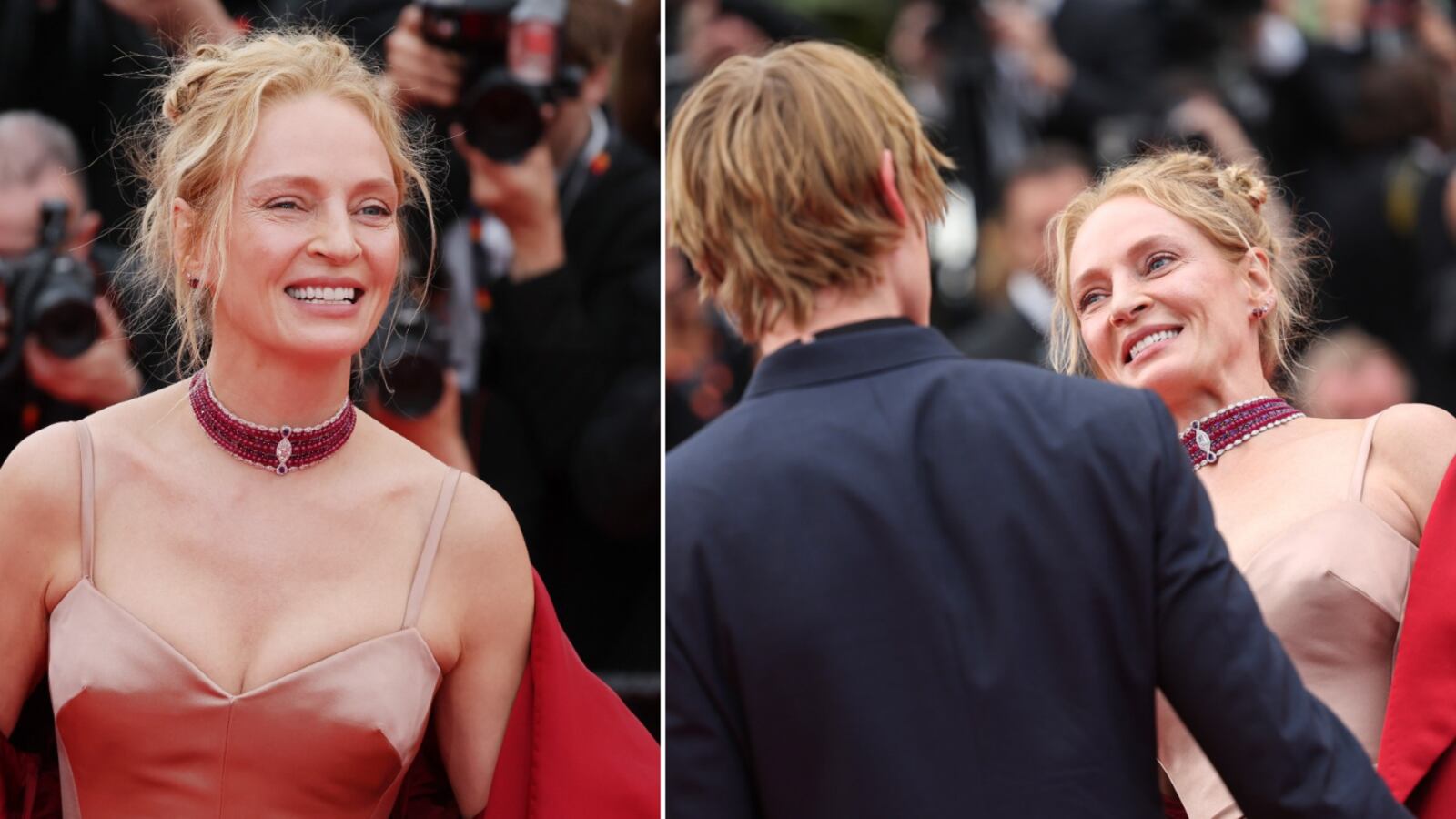 Uma Thurman y Levon Hawke