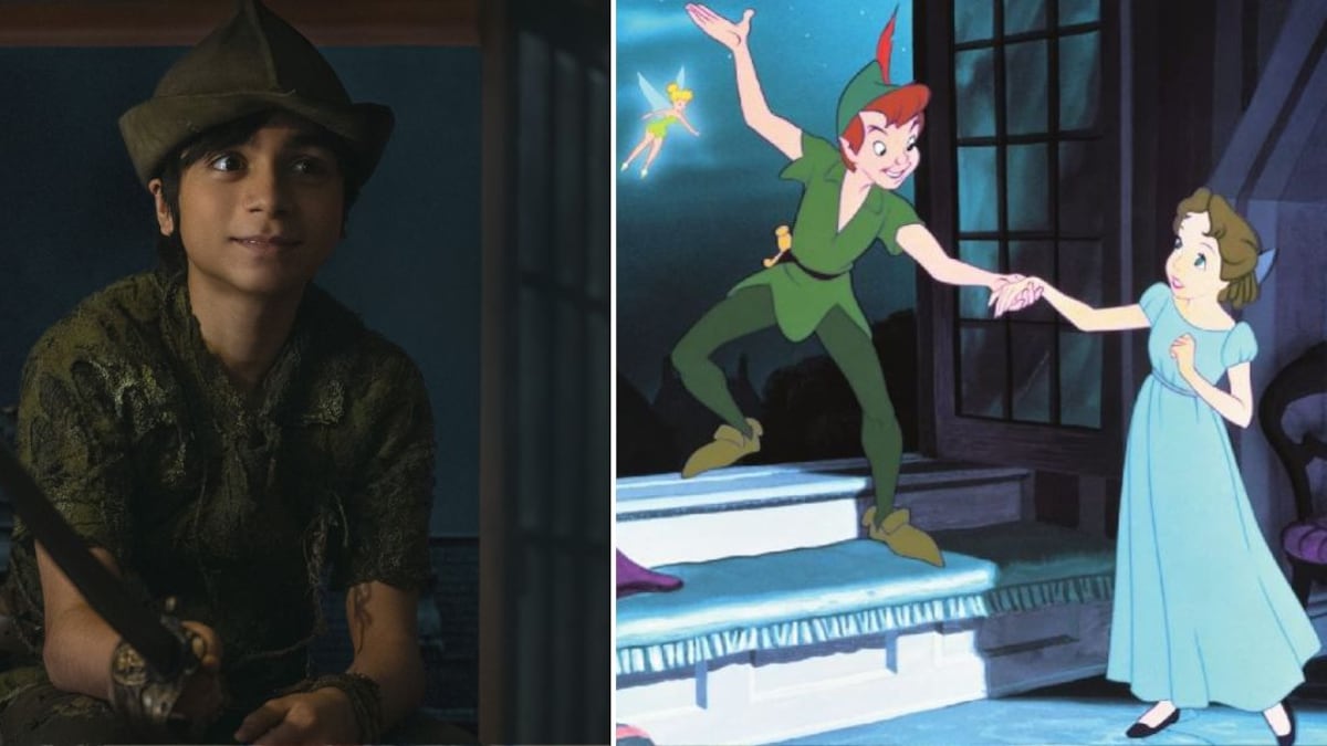 Escenas de 'Peter Pan y Wendy' y de 'Peter Pan'