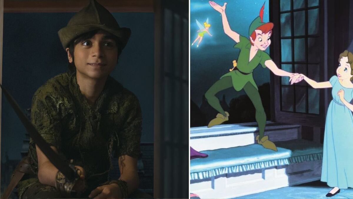 Escenas de 'Peter Pan y Wendy' y de 'Peter Pan'