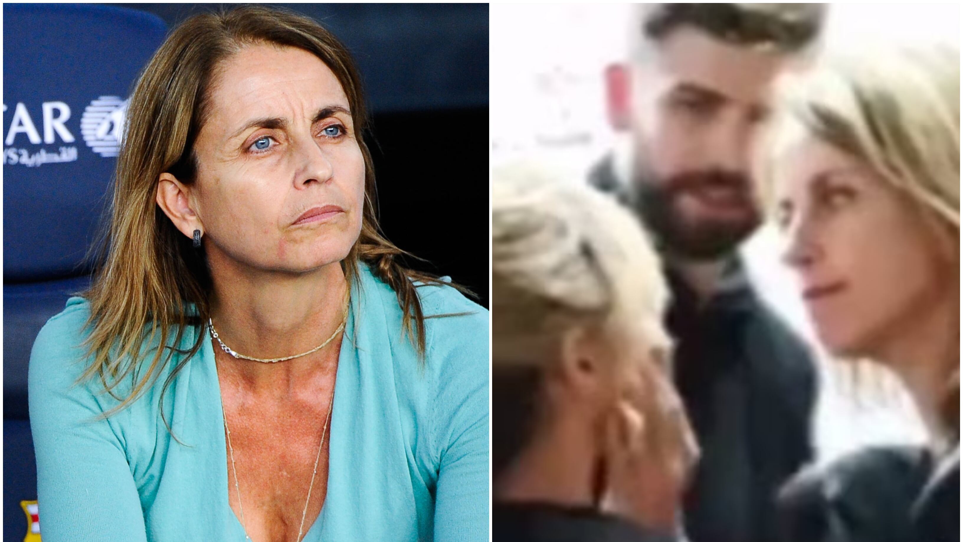 Piqué y su madre