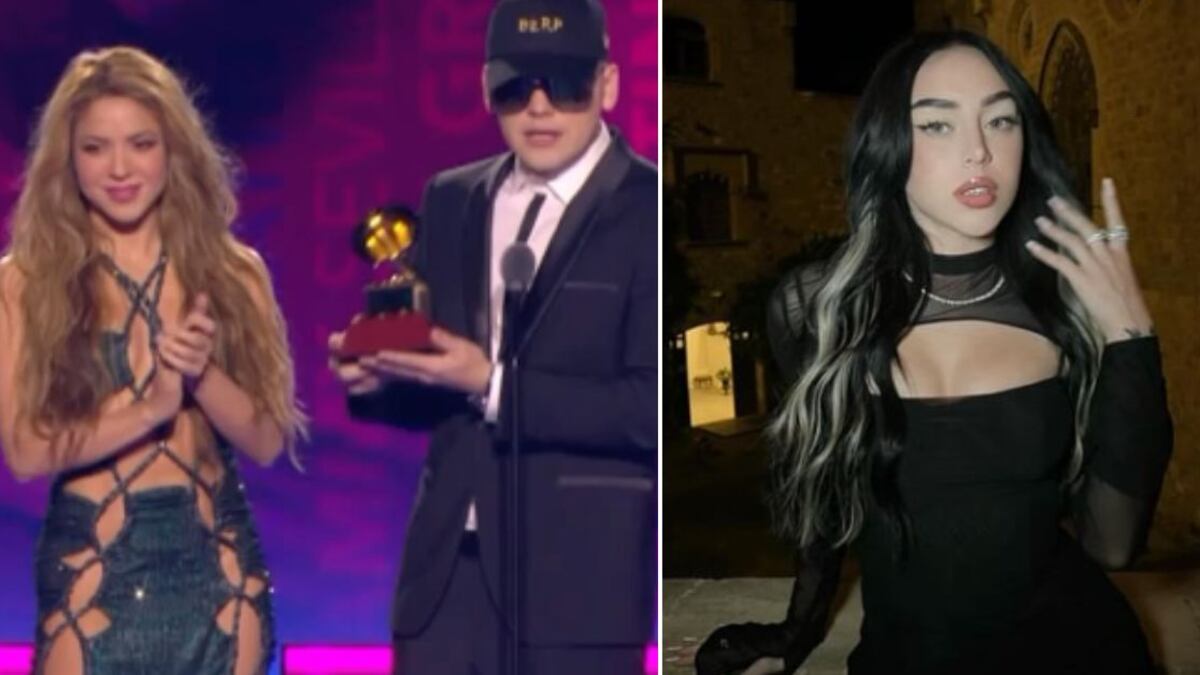 Shakira y Nicki Nicole grammy