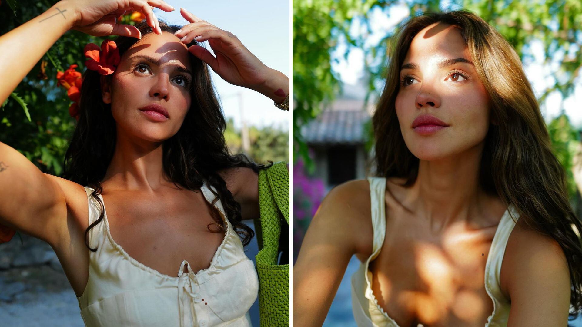 Eiza González deslumbró con espectacular vestido blanco en la Gala del Museo de la Academia, pero sus tatuajes se robaron la atención.