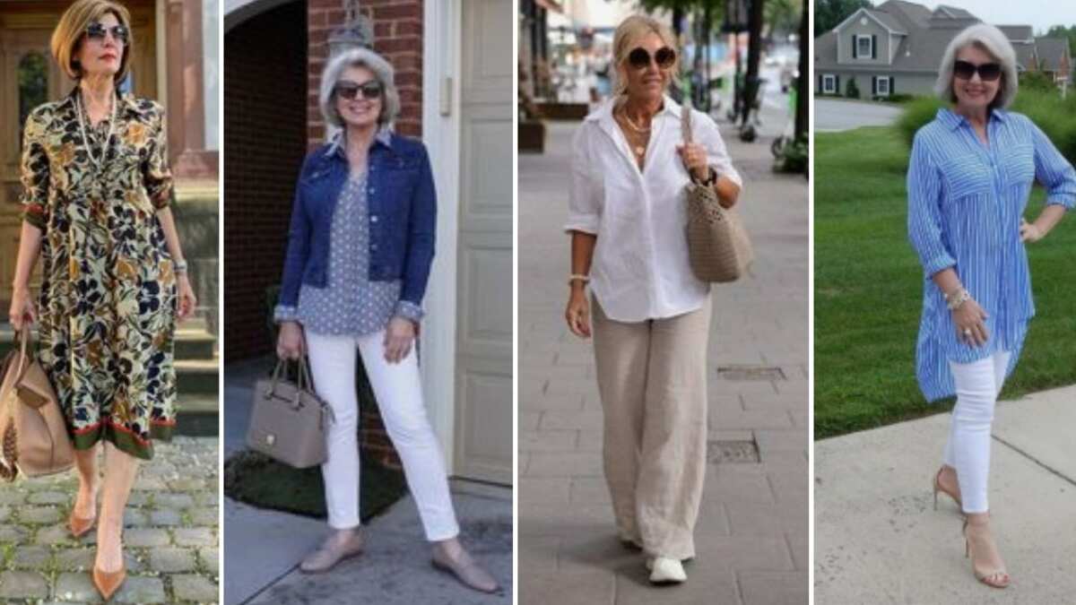 No pierdas el estilo y la elegancia: los looks perfectos para las mujeres de más de 60 años