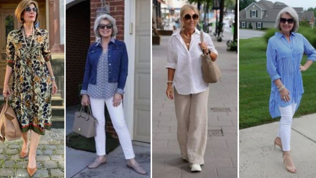 No pierdas el estilo y la elegancia: los looks perfectos para las mujeres de más de 60 años