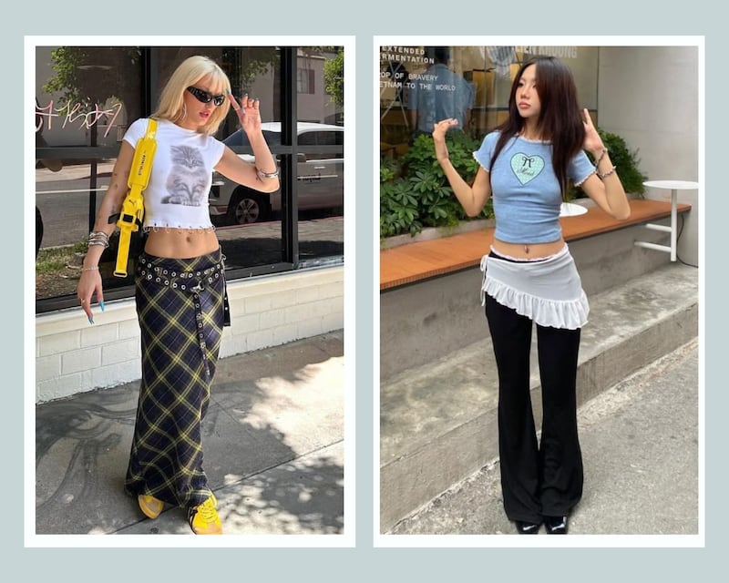 Las playeras 'bebé' serán tendencia este 2025.