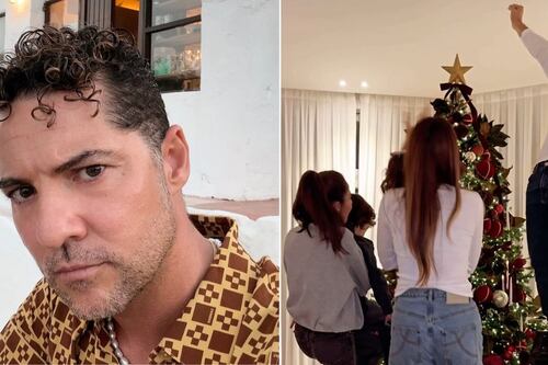 Así es árbol de Navidad de David Bisbal: el cantante lo decoró junto a su familia