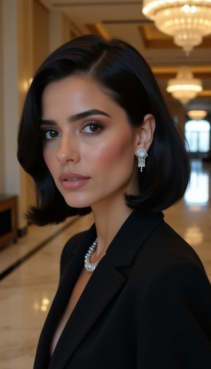 Corte de pelo box bob para embarazadas