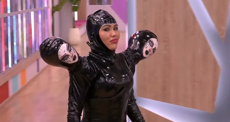 Vestido de Yina Calderón en 'La casa de los famosos Colombia 2'