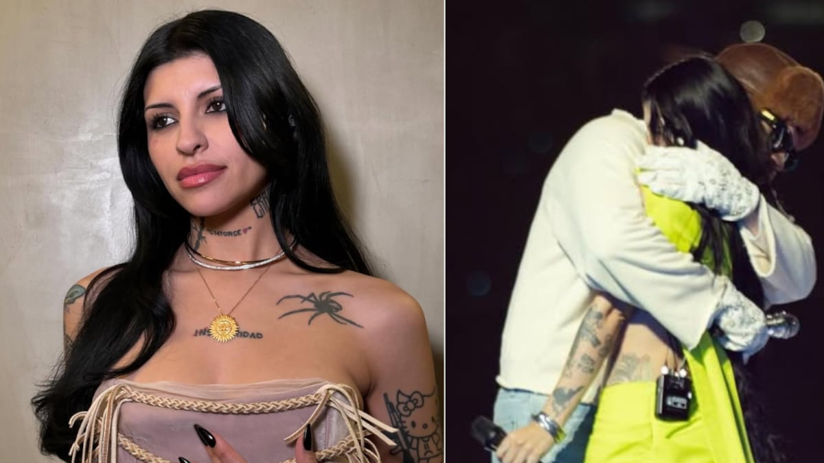 ¡Cazzu no escatima! Lo que cuesta dar un paso con las sandalias que lució junto a Bad Bunny