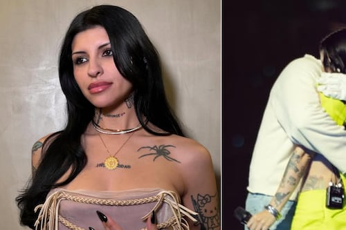 ¡Cazzu no escatima! Lo que cuesta dar un paso con las sandalias que lució junto a Bad Bunny