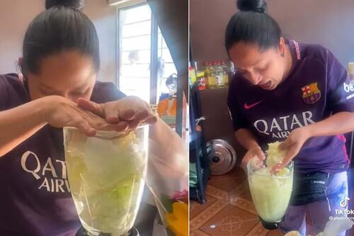Mira el resultado en TikTok: ¿Lavar y picar la lechuga en la licuadora es posible?