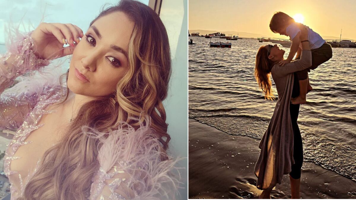 Así respondió Sherlyn a quienes la criticaron por pintar el pelo de su hijo.