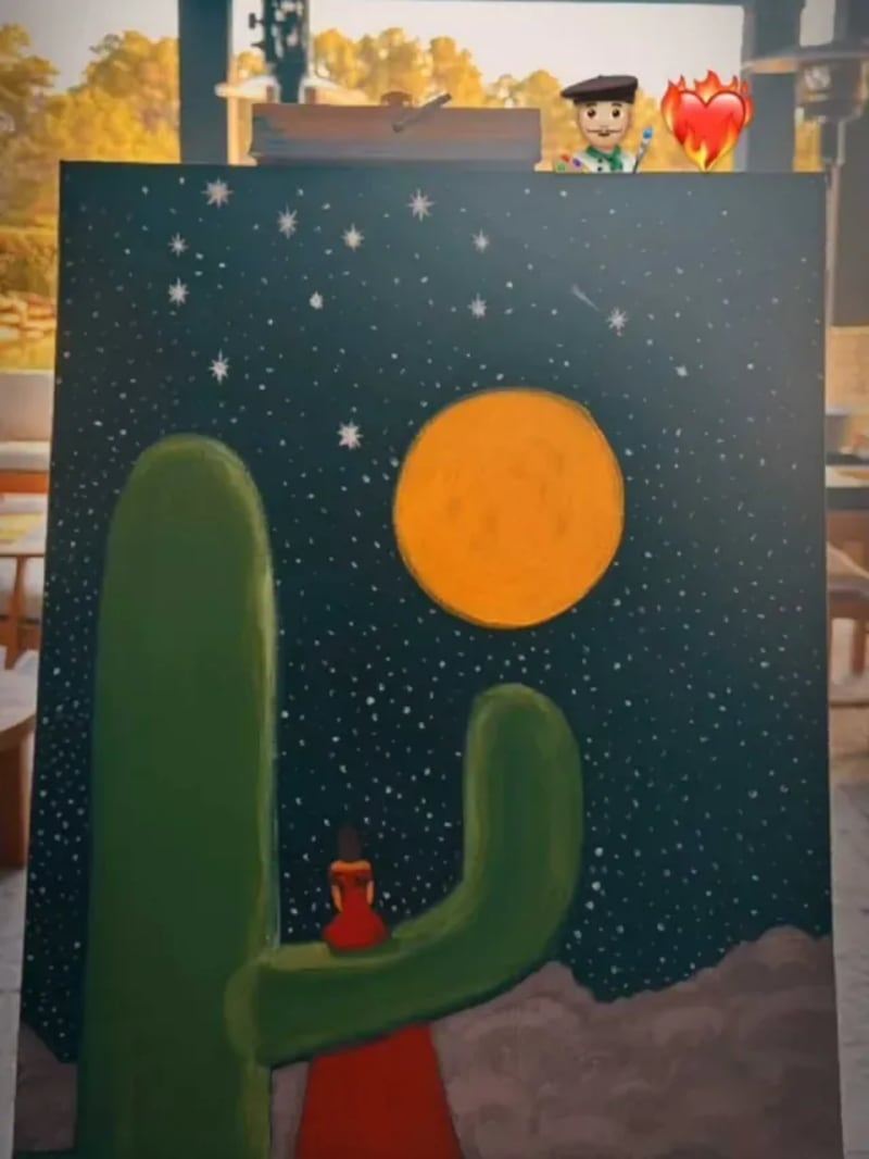 La polémica pintura de Christian Nodal