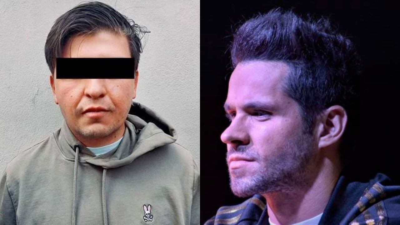 El actor se molestó con la reportera que le pidió su opinión del influencer que se encuentra en la cárcel.