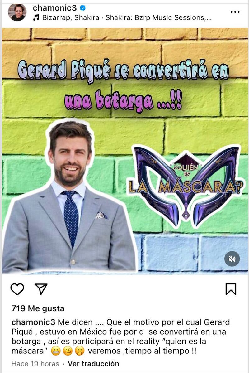 Gerard Piqué estuvo en México, la razón sería su participación en un reality