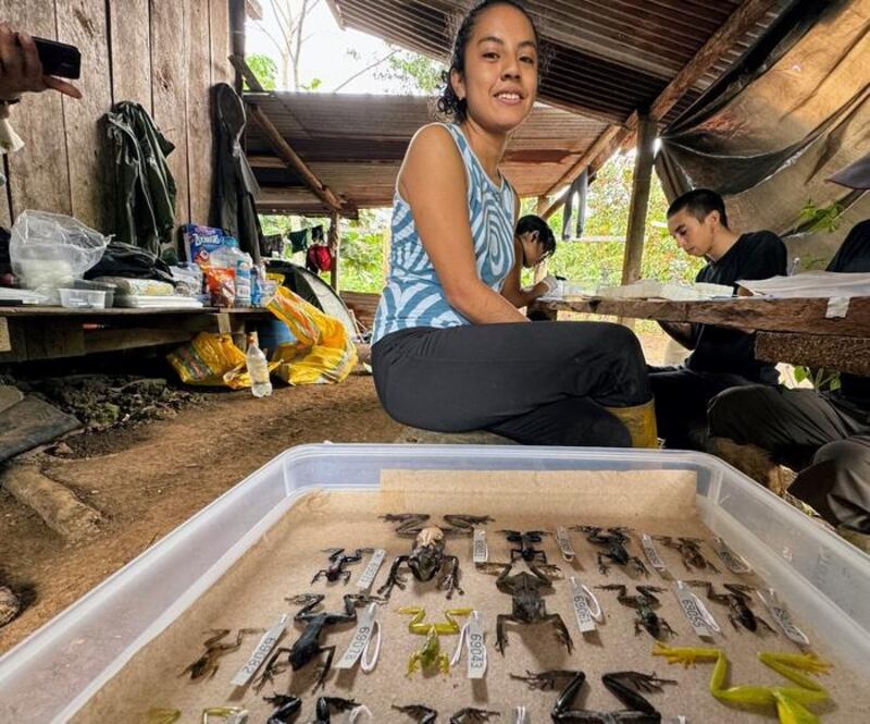 Mylena Masache, herpetóloga ecuatoriana