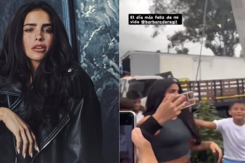 Bárbara de Regil causa furor en Tlalnepantla durante grabaciones de Rosario Tijeras y sale huyendo