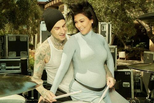 Kourtney Kardashian revela sin querer el nombre del bebé que tendrá con Travis Barker
