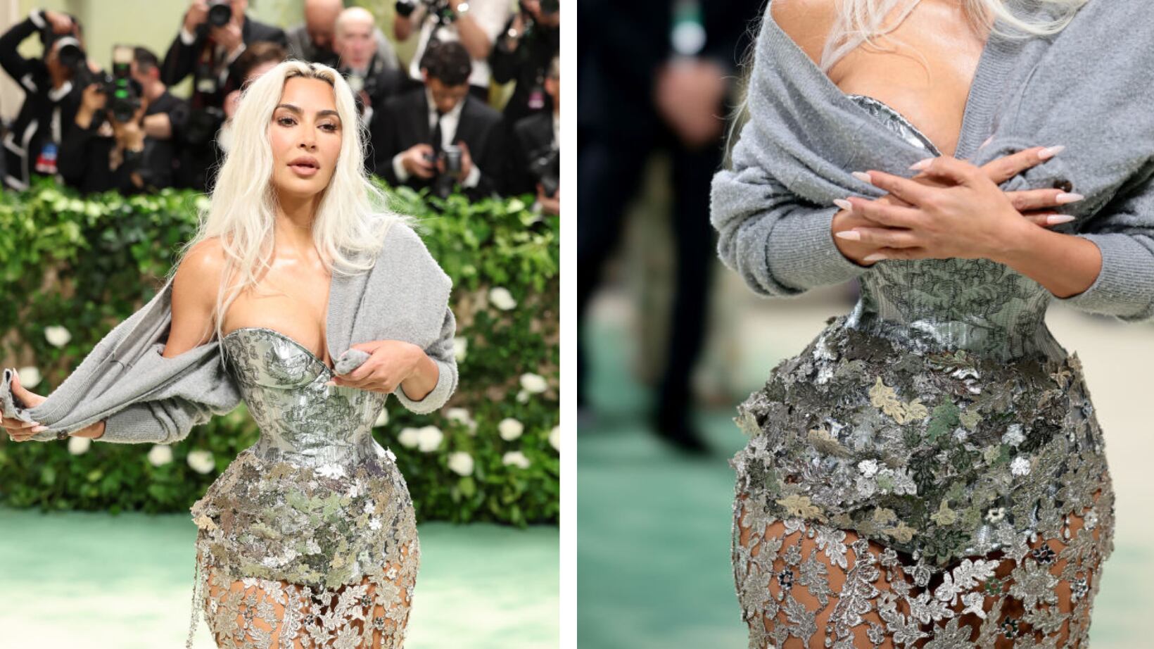 Kim Kardashian estremeció a Internet por el tamaño de su cintura