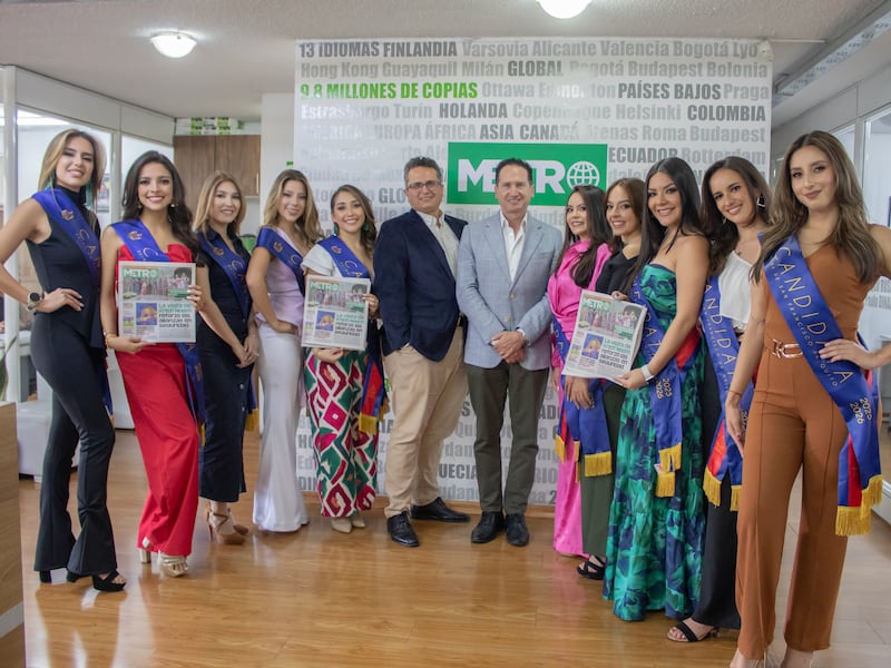 Las candidatas a Reina de San Francisco de Quito visitaron Metro Ecuador: belleza, sueños y compromiso con la ciudad