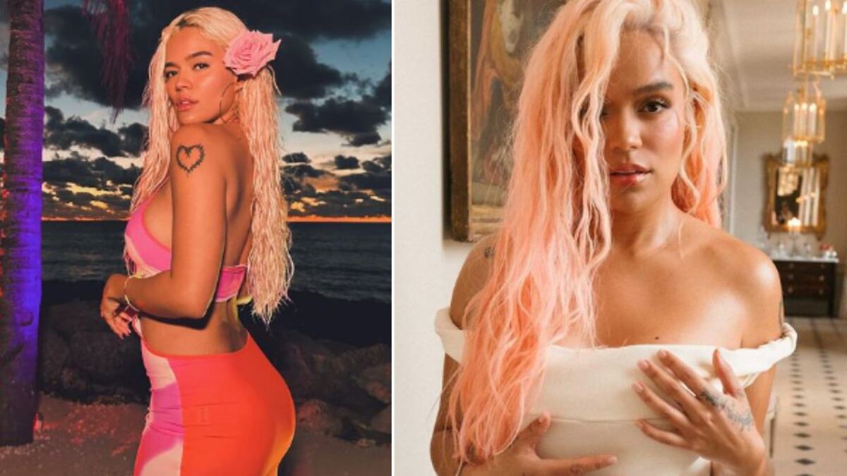 "Anuel anda llorando por ahí": Karol G reaparece en sexy look de bikini y muestra cuerpazo