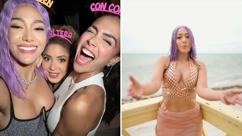 Ella es Farina, actriz y cantante que apareció junto a Shakira en su noche de solteras y a quien fans reclaman por este motivo