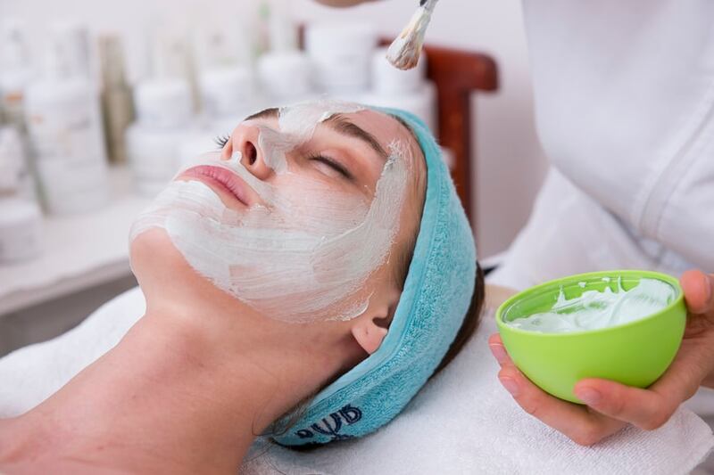 Mascarilla con sal para la piel
