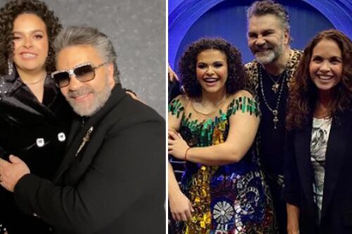 “Con razón la hija viste tan feo”, se burlan de Mijares por look en concierto y dicen que parece “Willy Wonka”