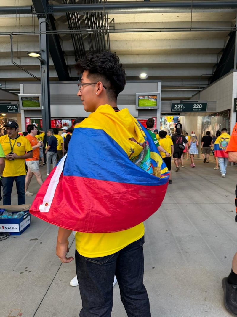 Hinchas de Ecuador en EE.UU.