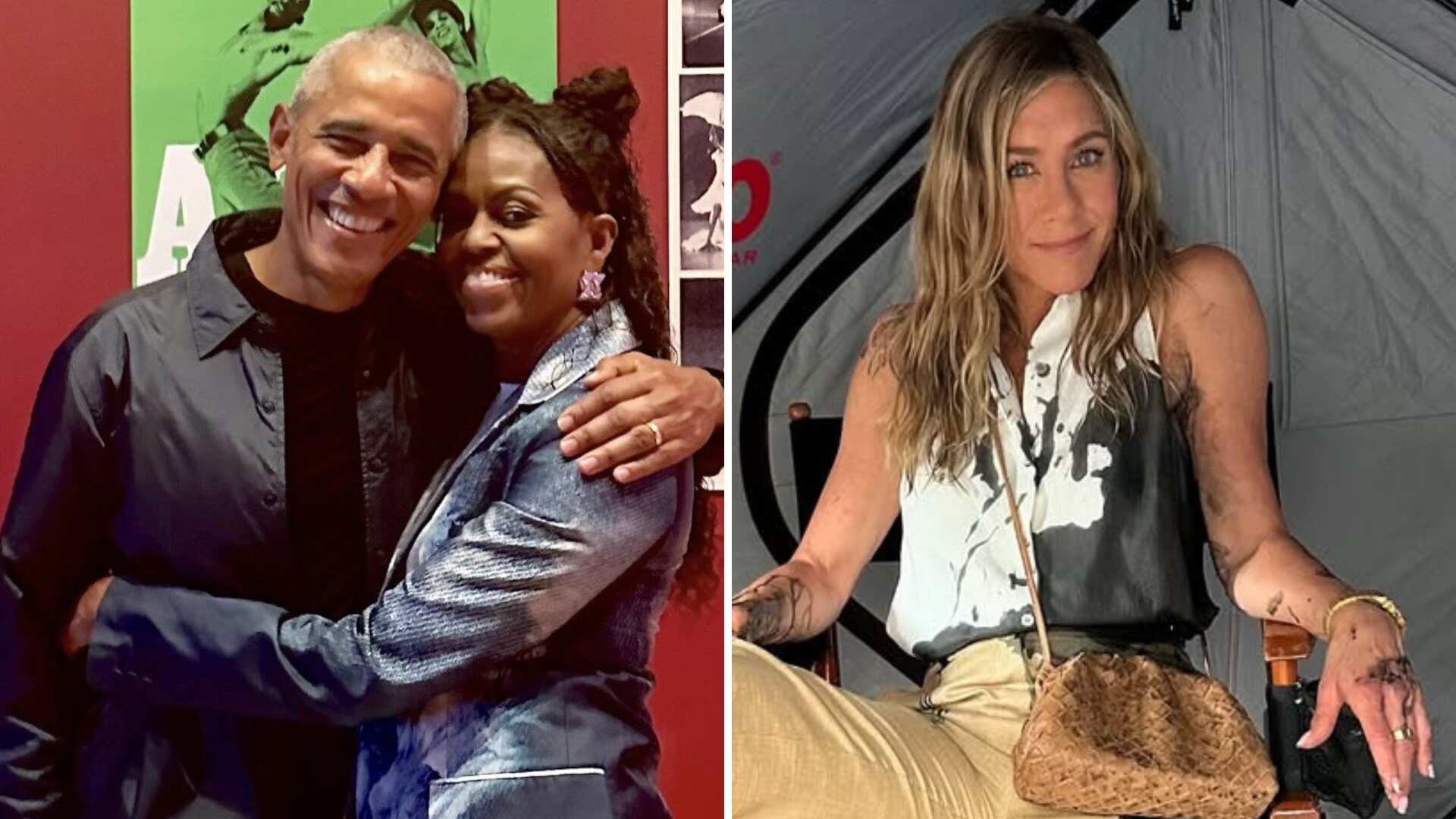 Barack Obama le envió tierno mensaje a su esposa Michelle y la actriz Jennifer Aniston habría reaccionado a esto.