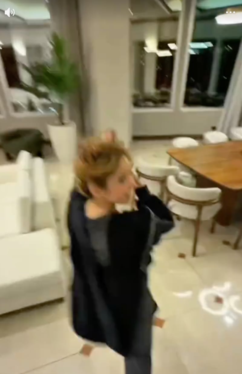 Suite donde está hospedada Shakira.