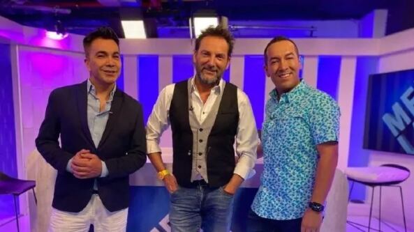 Luis Sandoval, Daniel Fuenzalida y Francisco Halzinki en "Me Late"