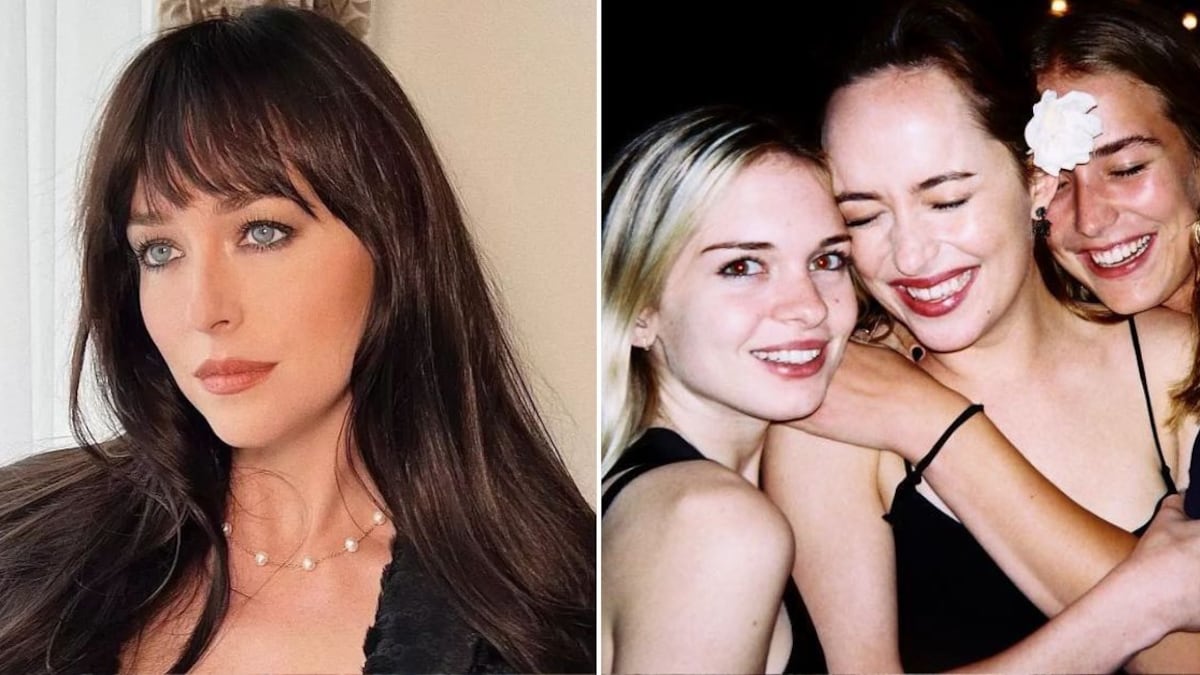 Dakota Johnson es muy cercana a sus hermanas, Grace y Stella
