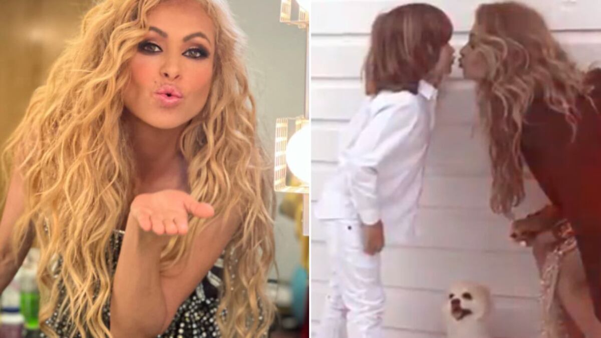 Paulina Rubio deja ver lo que han crecido sus dos hijos