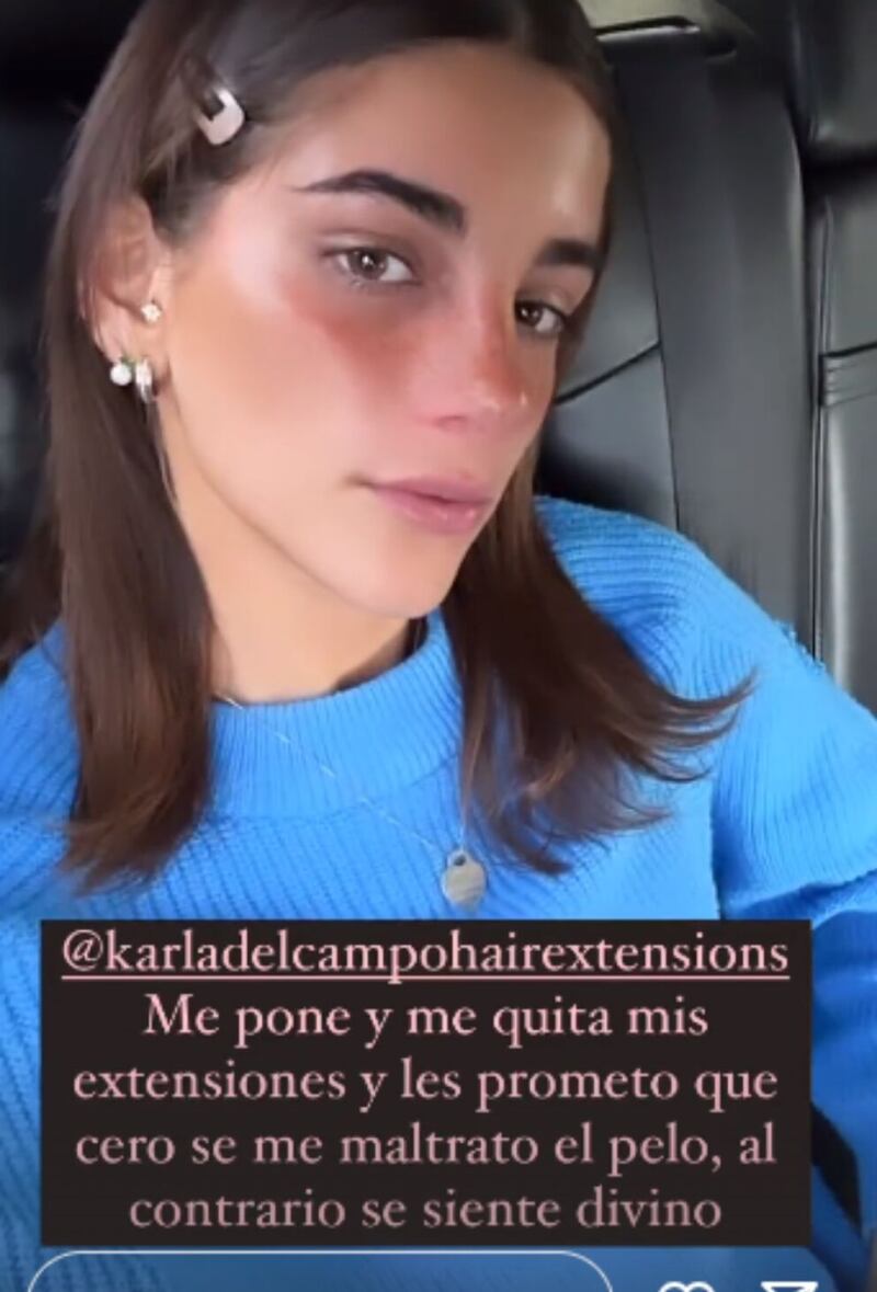 Mar de Regil mostró a sus seguidores como luce su cabello sin extensiones.