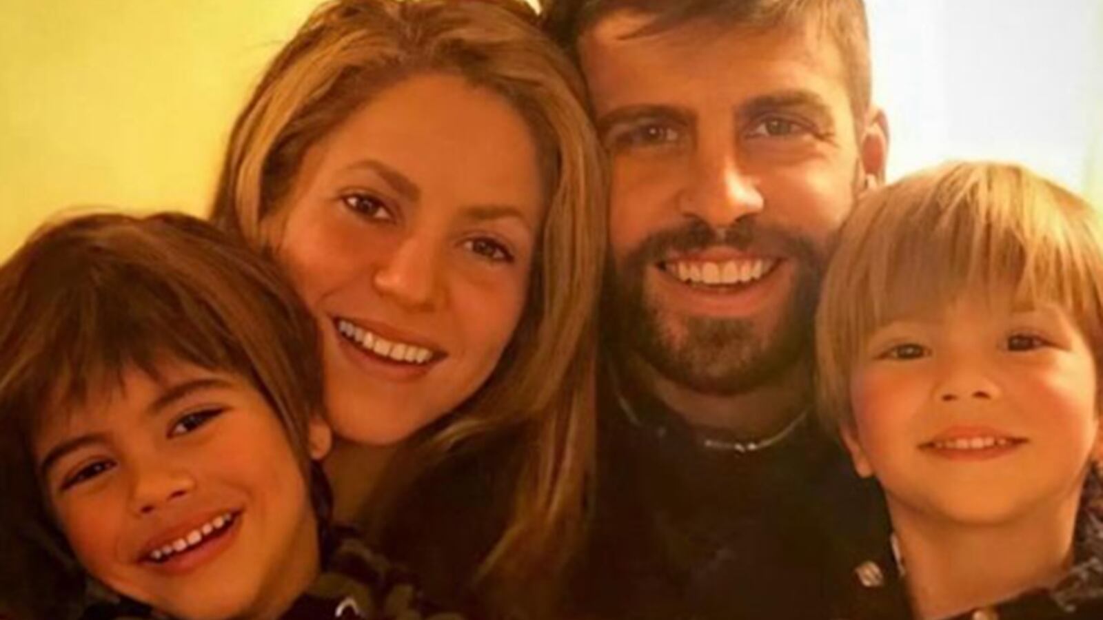 Gerard Piqué ya se mostraba fastidiado con sus hijos.