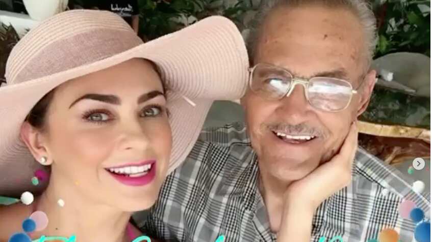 Aracely Arámbula pasó su primera Navidad sin su padre: así se llevaba con sus hijos