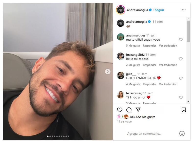 André Lamoglia saltó a la fama por su rol de Iván Cruz Carvalho en 'Élite'