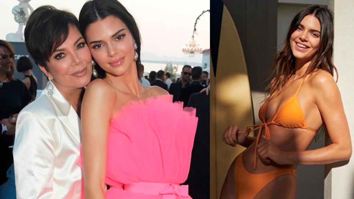 Kendall Jenner heredó el cuerpo atlético de su madre