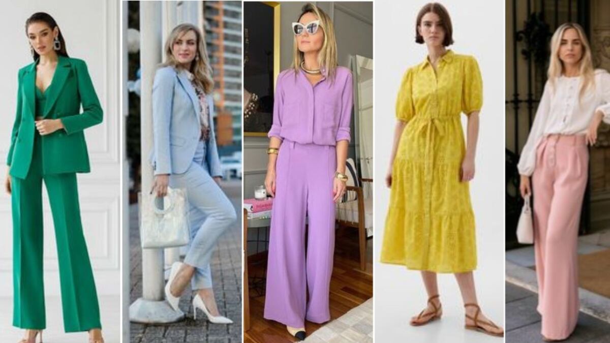 Los 5 colores que son máxima tendencia y los mejores looks para lucirlos: te rejuvenecerán