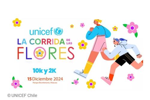 Con una corrida familiar Unicef celebra este domingo su aniversario 78 en el Parque Bicentenario