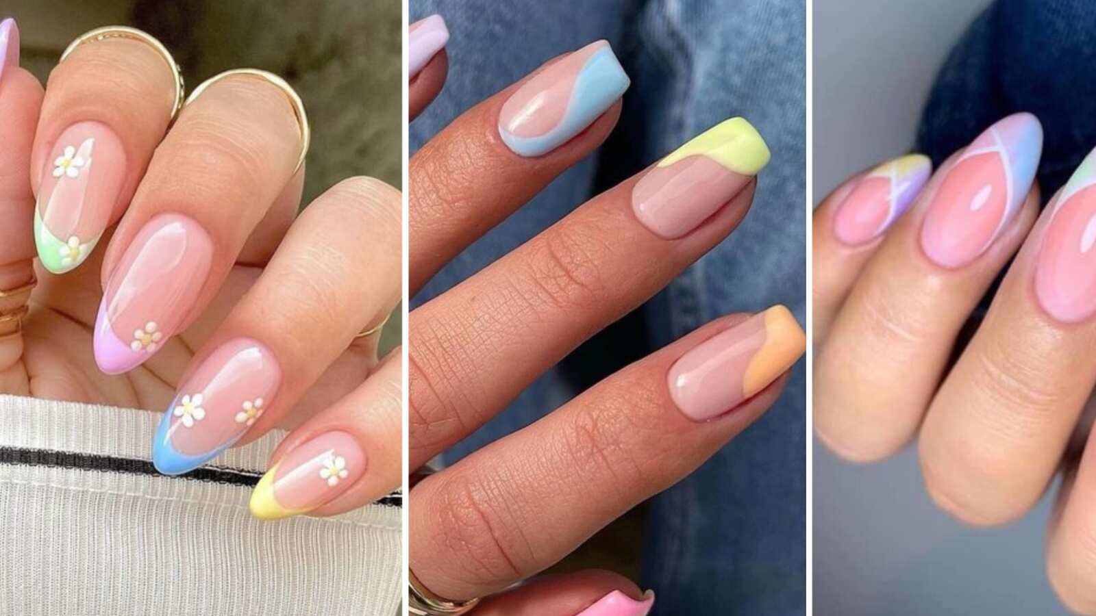Uñas de colores pastel 2023