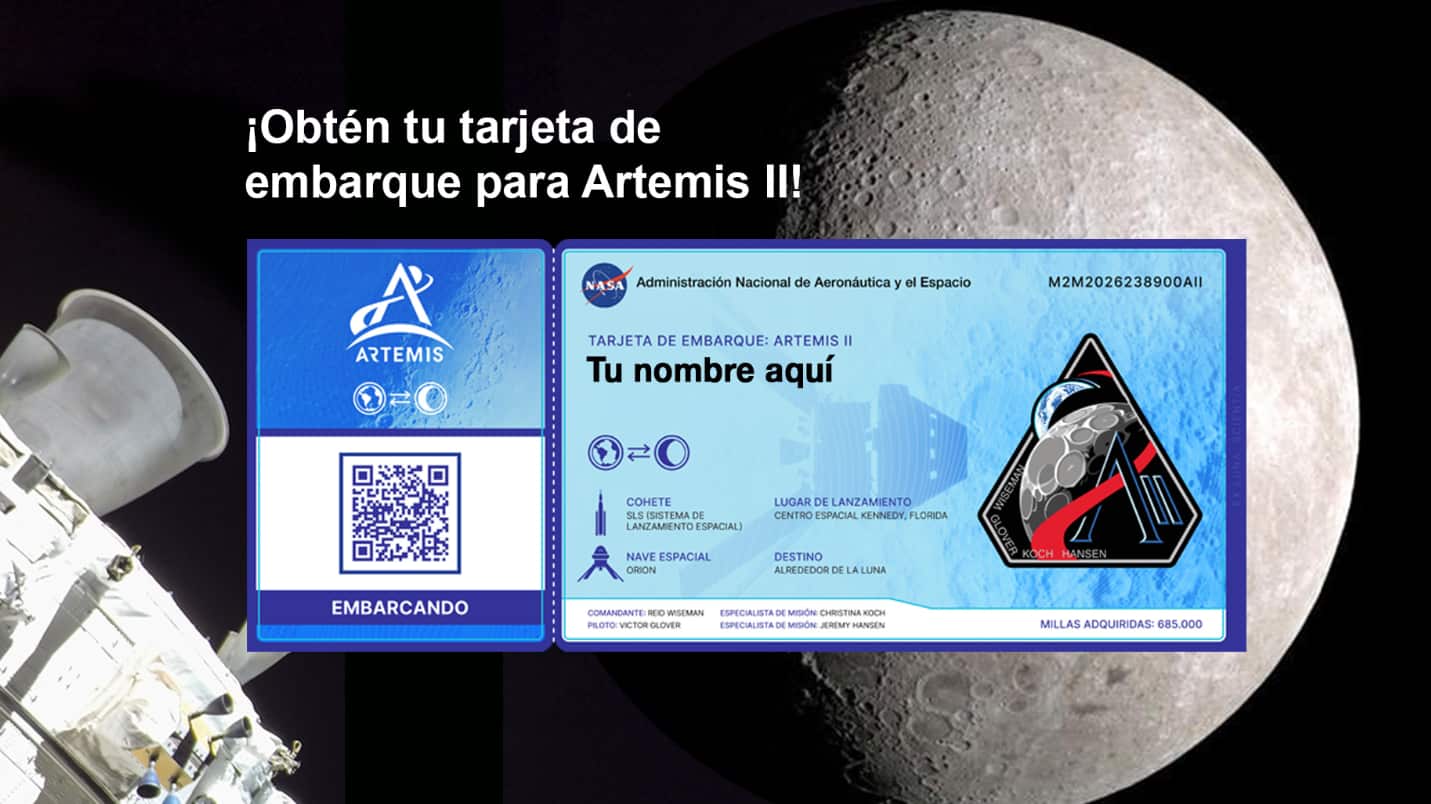 Así puedes enviar tu nombre a la Luna con la misión tripulada Artemis II de la NASA - Fuente: NASA