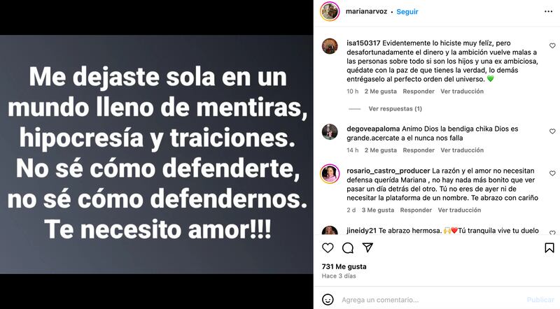 Mariana Robles responde a acusaciones por la muerte de Nicandro Díaz
